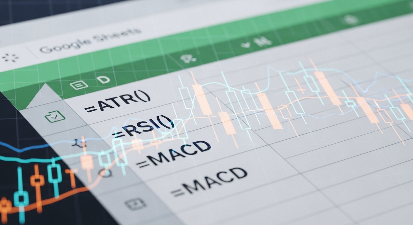 TA-Lib for Google Sheets spreadsheet preview